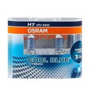 Lâmpada H7 12V 55W Cool Blue Intense Osram 64210CBI 64210CB  GE 58520BU 58520SPU SKU79299 79299 PHILIPS 12972DV-DI 12972DV